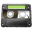 Cassette Green Icon 32px png
